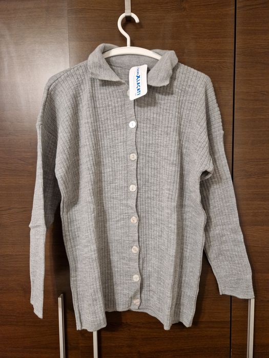 Set nou cardigan si pantaloni tricot