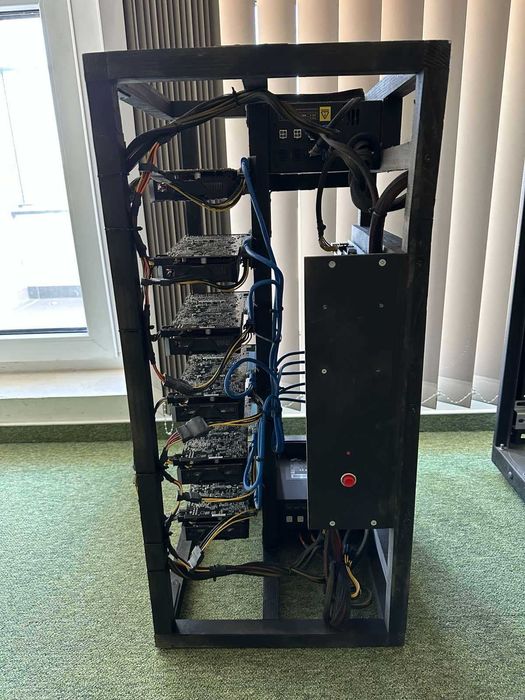 Rig - РИГ за копаене на криптовалути: Gigabyte GV-RX580 Gaming 8GB