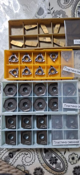 Пластины для токарный станков и фрезер