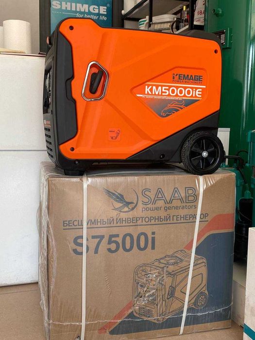 Generator Dvijok inverter Движок бесшумный и шумный СААБ