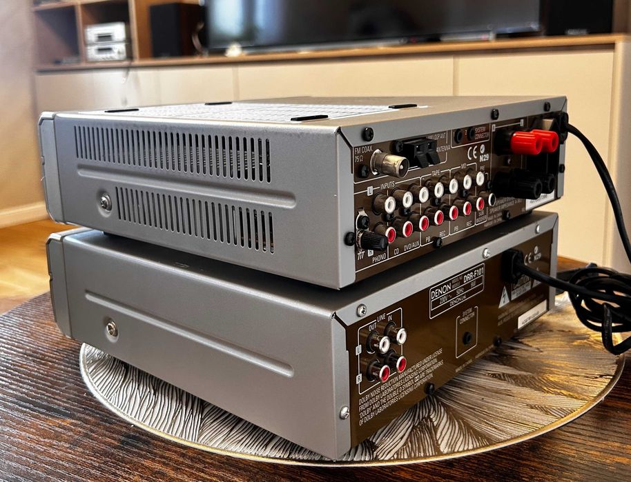 Denon DRA-F101 (ресивър) и Denon DRR-F101 (касетен дек) – Отлично състояние