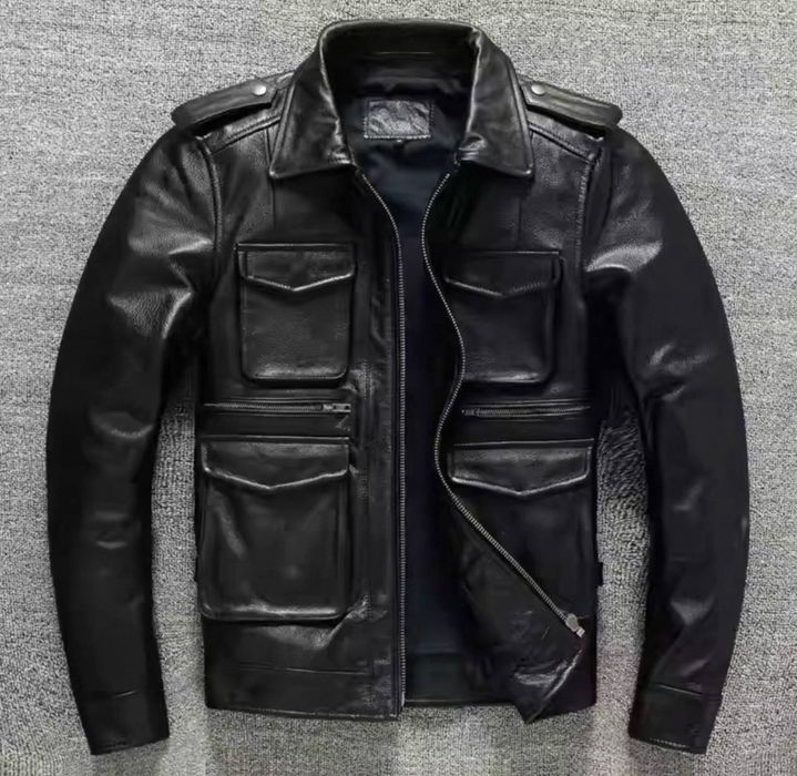 Натуральная кожаная куртка