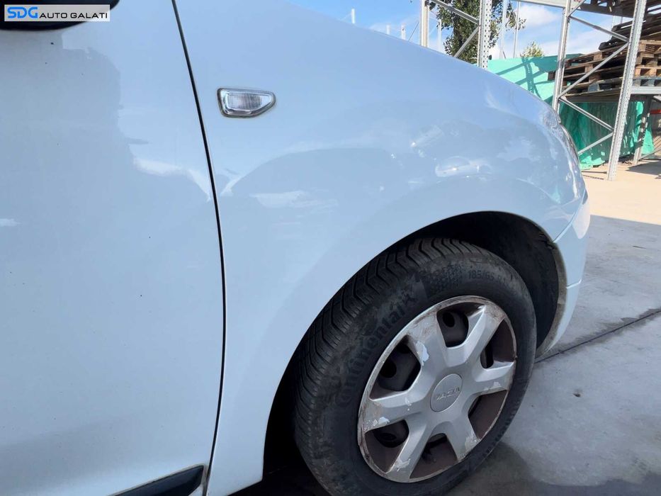 Aripa Dreapta Fata Dacia Logan 2 2012 - 2020 Culoare Alb DV369 [Q6342]
