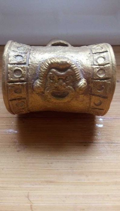 1. Ръчно изработена керамична Окарина - Театрална маска    OCARINA