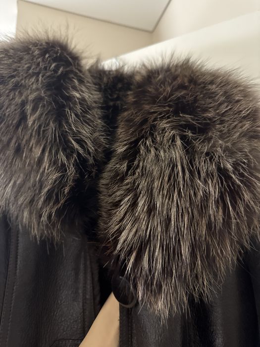 Дубленка зимняя теплая