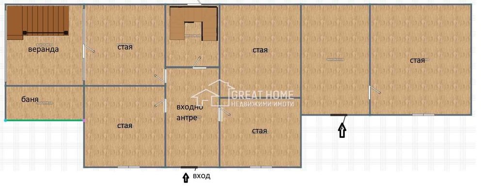 Къща с голям двор в с.Давидово