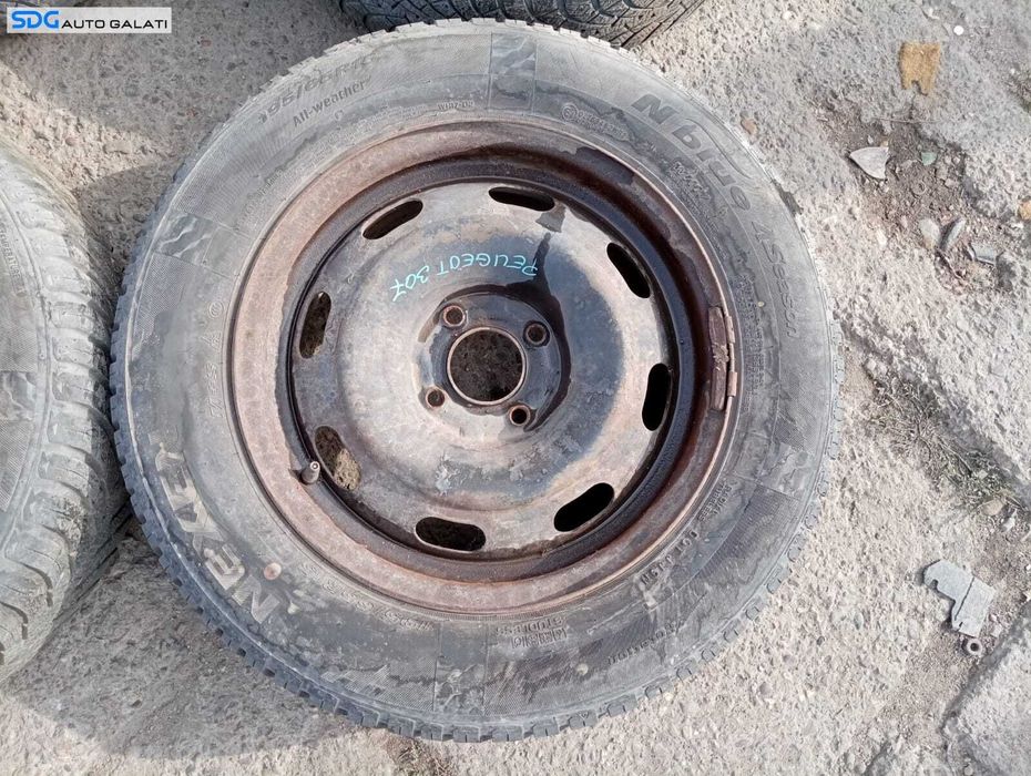Set 4 Roti Jante Tabla 195 65 15 R15 Peugeot 307 2001 - 2005 [M6542]