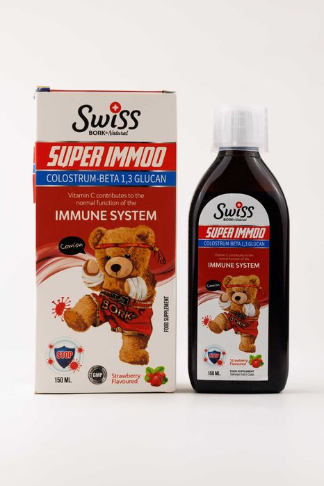 Immunitet uchun bolalar siropi, Omega-3, Super Immoo 150 ml