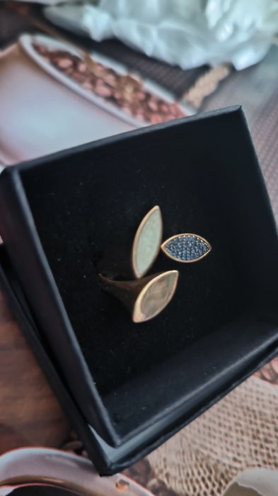 Златен пръстен  уникален италианска изработка