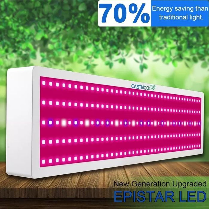 2 бр. LED grow light 1000w full spectrum phyto lamp