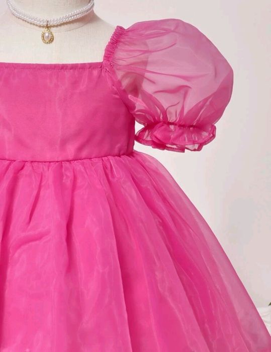 Rochita bebe roz 6 - 9 luni tull