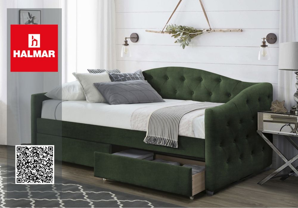 Тапицирано легло Aloha Зелено