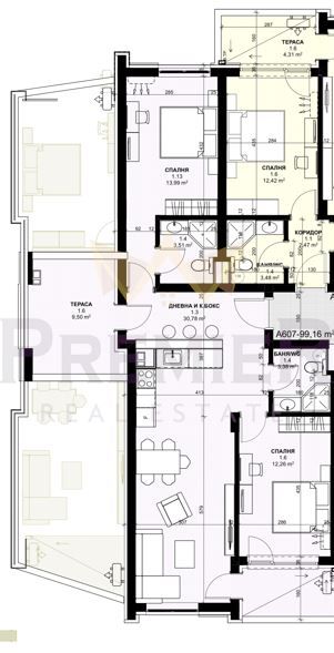 Продава се Тристаен апартамент в с. Равда, Област Бургас - 111 кв.м за 1346 €/кв.м - Снимка #1