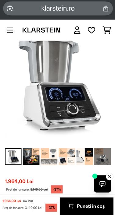 Robot de bucătărie multifuncțional KLARSTEIN