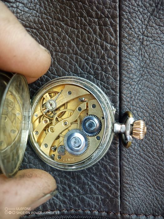 Джобен часовник Senta сребърен