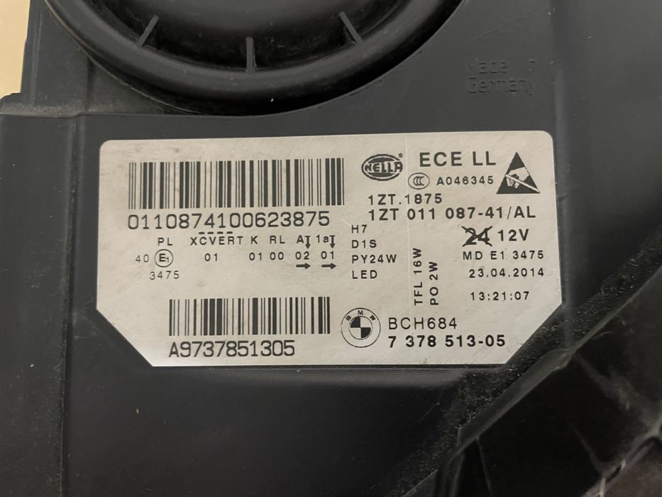 Far Stanga Bi-Xenon Adaptiv BMW 5 F10 F11 Facelift LCi Original