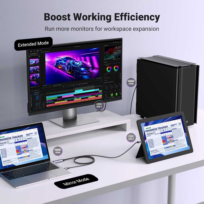 Новинка! Переходник кабель Ugreen USB HDMI to Type-C 4K60Hz