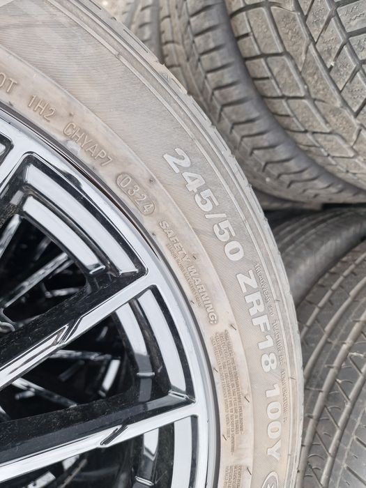 Гуми с Джанти за Mercedes S class 245/50 ZRF18 W222 Kumho dot 2024