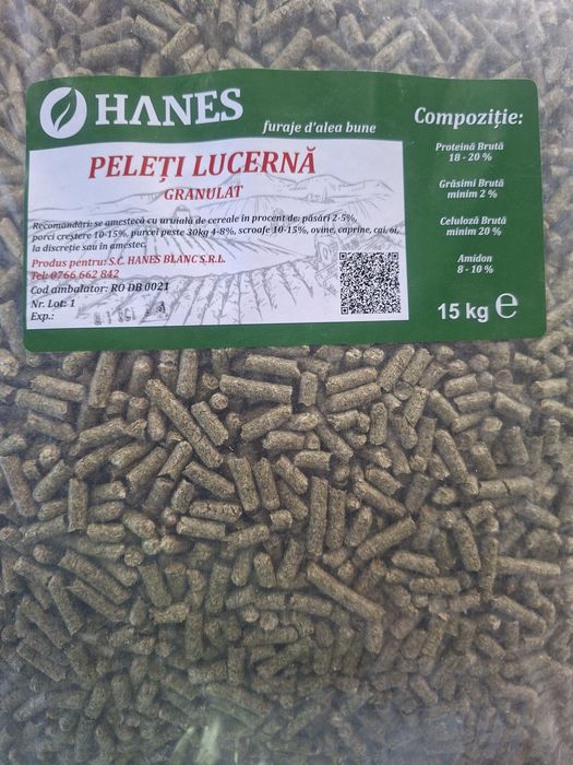 Peleti / granule din lucerna