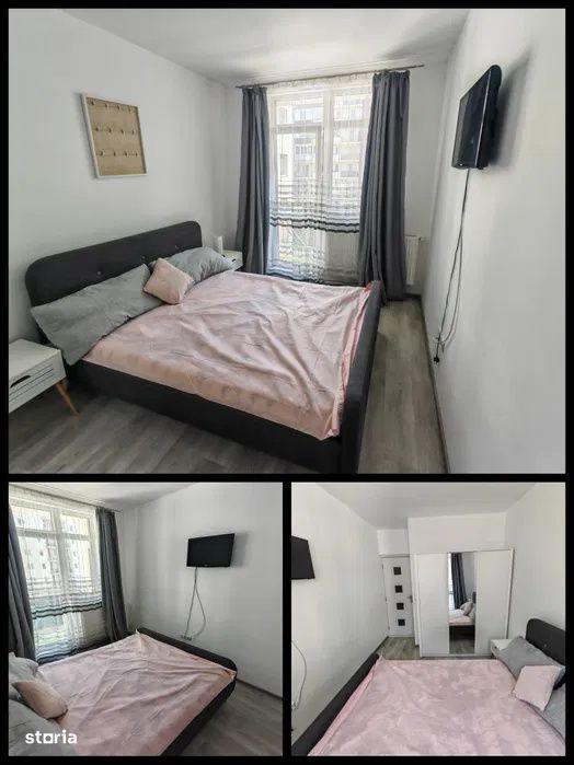 Apartament 2 camere, 43 mp, mobilat modern, zona Iris