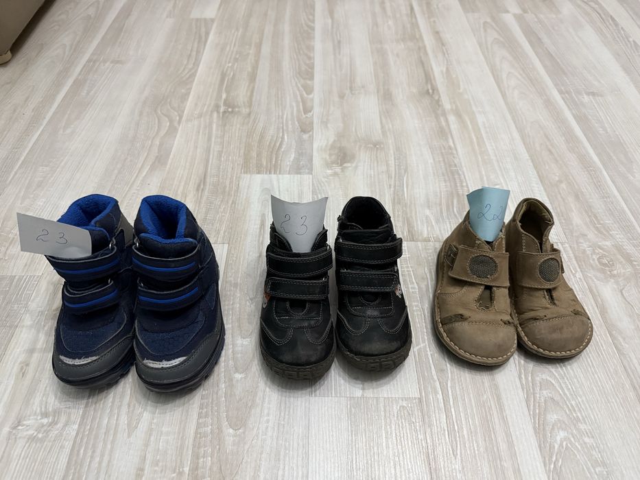 Детская кожаная бу обувь