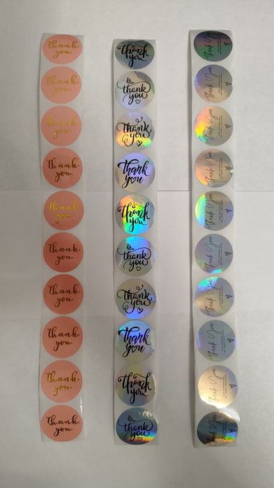 Стикери Thank You Коледни Сърце Животни