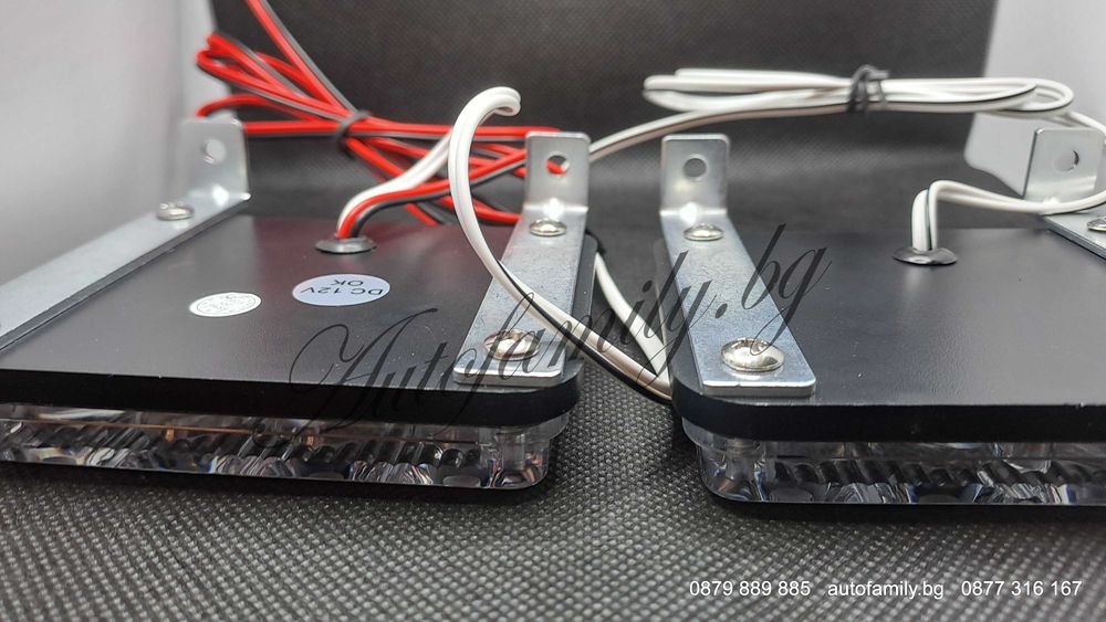 LED Мощни лампи 24W Линейка НСО СОТ син/червен за решетка Декоративи