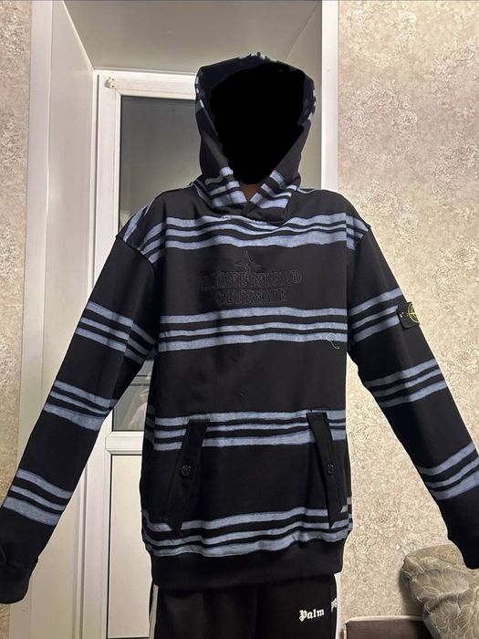 Кофта Stone Island × Supreme, размер XL