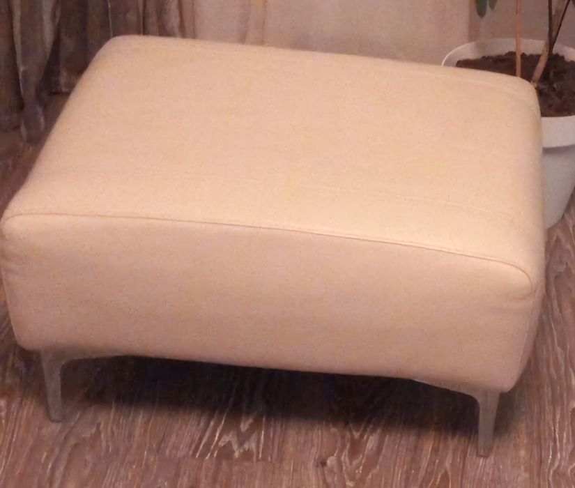 Vând set canapea piele naturala Mobexpert