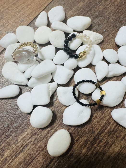 Бижута от естествени перли и камъни ръчно изработени