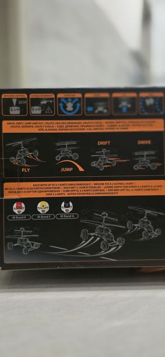 Радиоуправляема количка J-Kart и хеликоптер в едно!
Прода