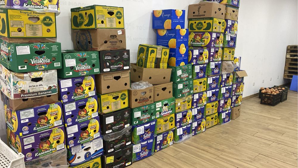 Коробки банановые