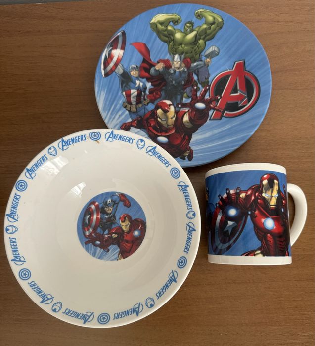 фарфоровый набор посуды для детей