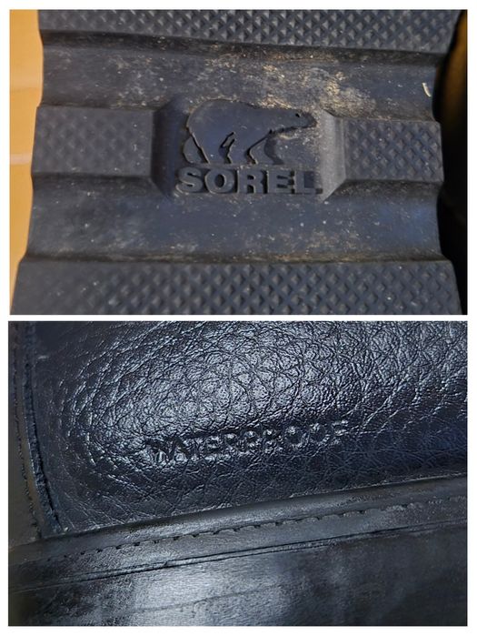 Ghete Sorel Madson Moc Toe, Piele, Impermeabile - Mărimea 37