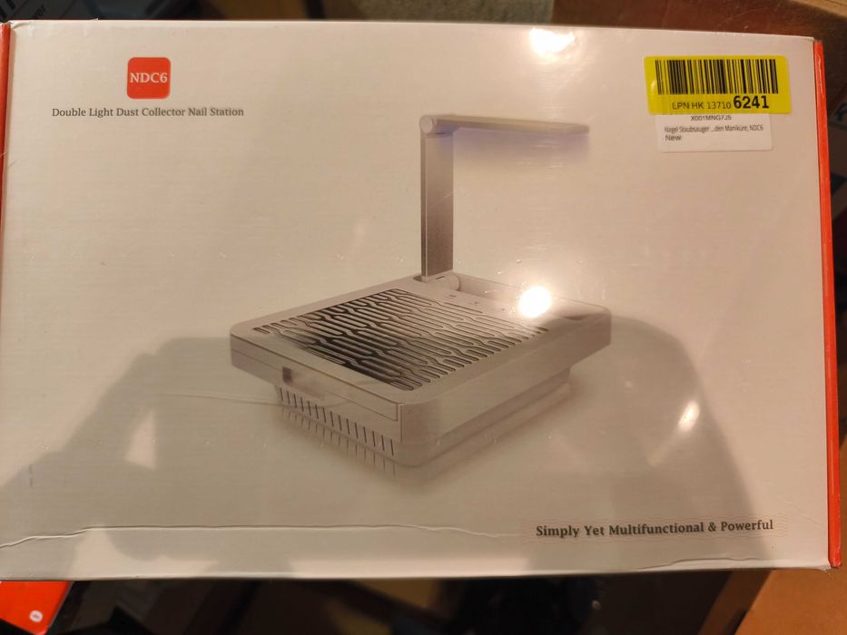 Нов 3 в 1 уред за маникюр NDC6 с LED, прахоуловител и лампа за печене