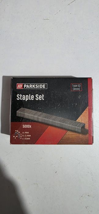 Capse si cuie metalice pentru pistol capse, apiterie