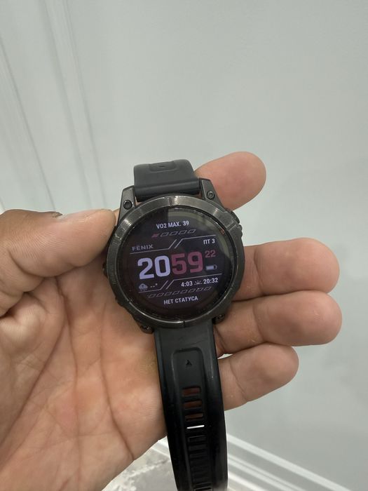 Garmin fenix 7 sapphire solar , гармин