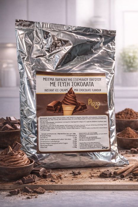 Крем сладолед на прах за машина