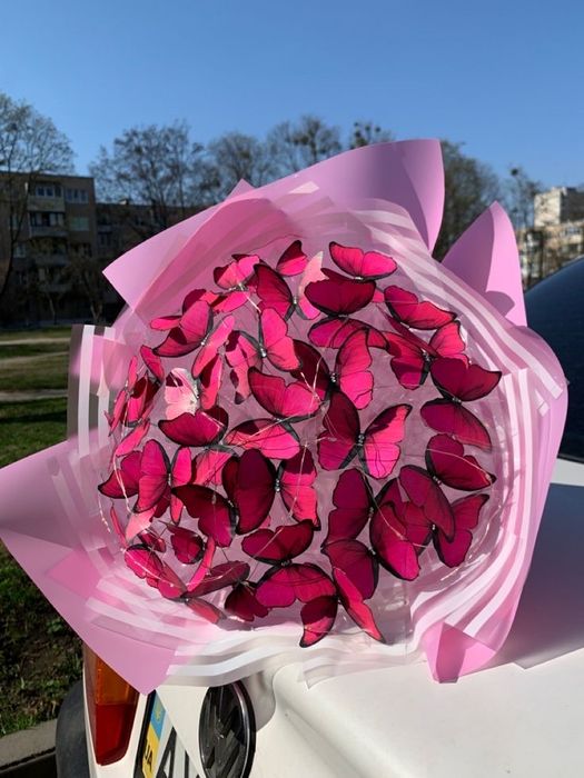 Букеты из бабочек