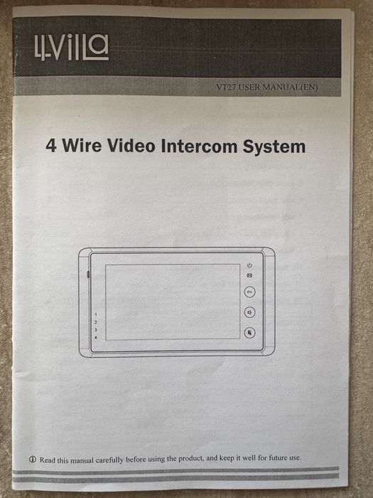 Продавам Видеодомофон Чисто нов