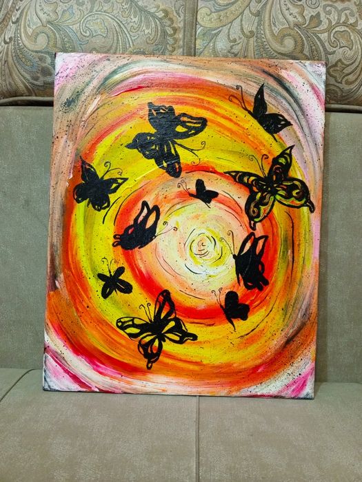 Картина город Алматы