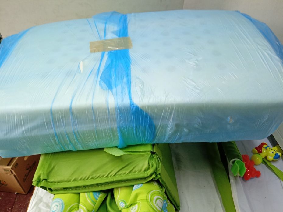 Преносимо детско легло кошара сгъваемо