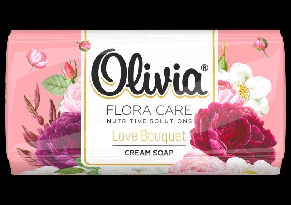 Мыло Туалетное OLIVIA "FLORA CARE" , 140gr