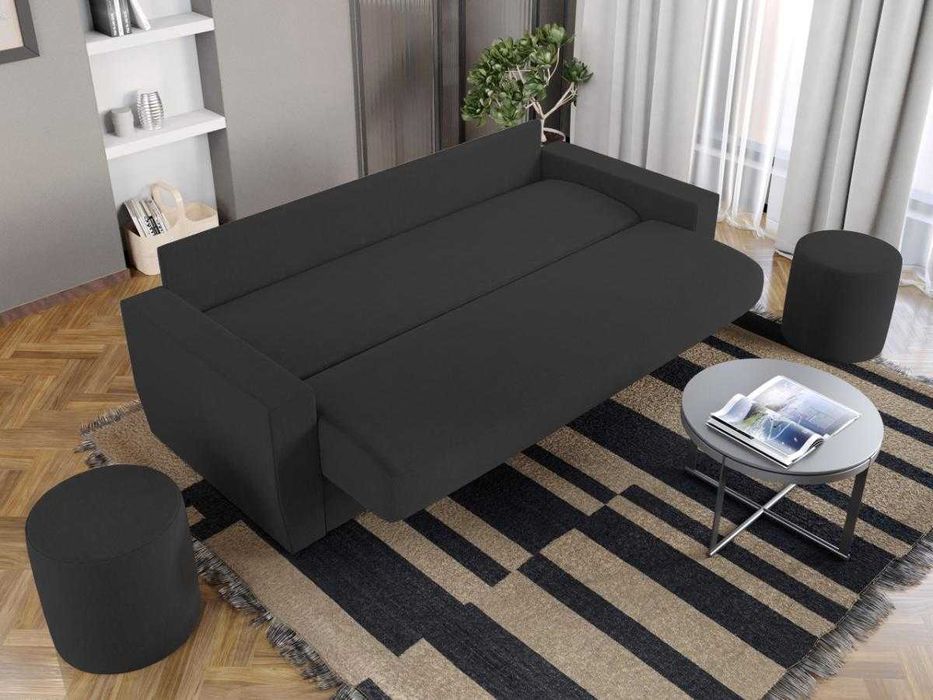 Canapea Extensibila Corsica Gri Antracit - Transport Gratuit