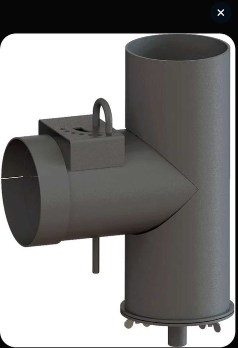 Заслонка тройник (troynikli ) 120 диаметр 150 диаметр 180 диаметр