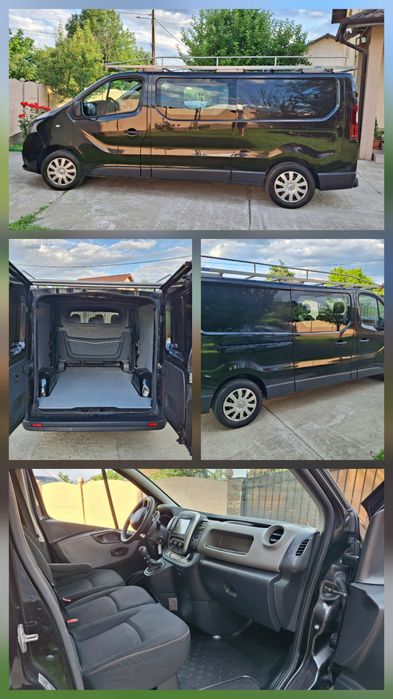 Renault trafic/ Opel vivaro dublu cabine 6 locuri  model lung XXL