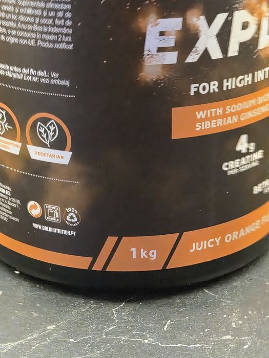 Pre-workout Gold Nutrition 1kg