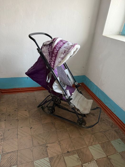 Детские санки коляска