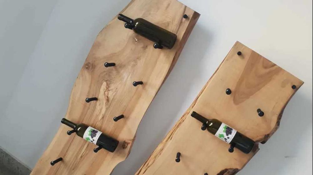 Suport vertical de depozitare sticle vin / sampanie