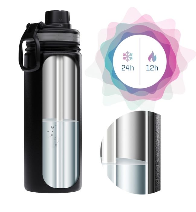 Термос бутилка от неръждаема стомана, Wessper ActiveMax Steeline